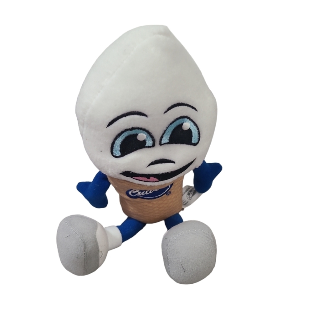 Culver's Scoopie Plush Ice Cream Cone Stuffed Animal Waffle Cone Toy 12”